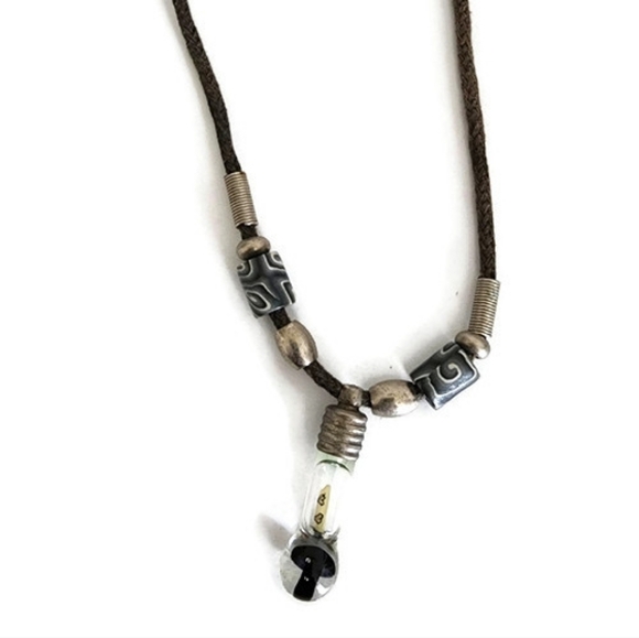 personalized mushroom necklace "tyson" - Picture 1 of 4